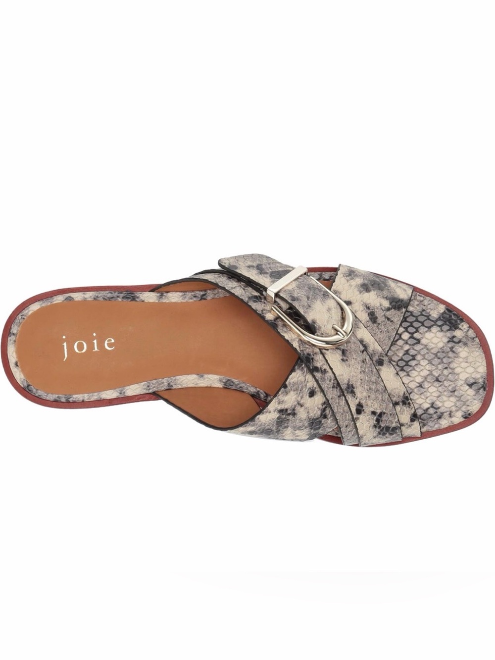 Joie Women's Panther‎ Sandal in Natural Python.